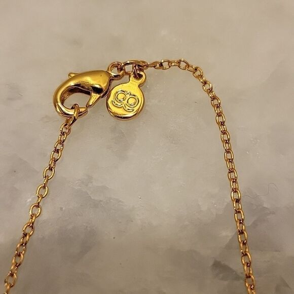 NWT Gorjana Coquette CottageCore Feminine Dainty Chevron 14K Gold Arrow Necklace - Picture 8 of 11